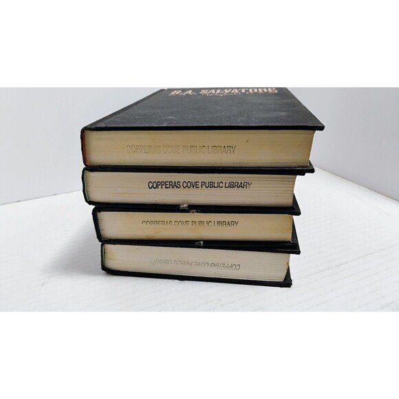 FORGOTTEN REALMS THE NEVERWINTER SAGA R.A. SALVATORE BOOKS 1-4 HARDCOVER SIGNED - Picture 11 of 15